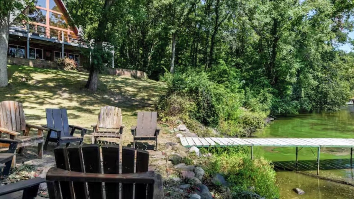 Merrimac House | Lakefront A-Frame, Stunning Views, Private Dock