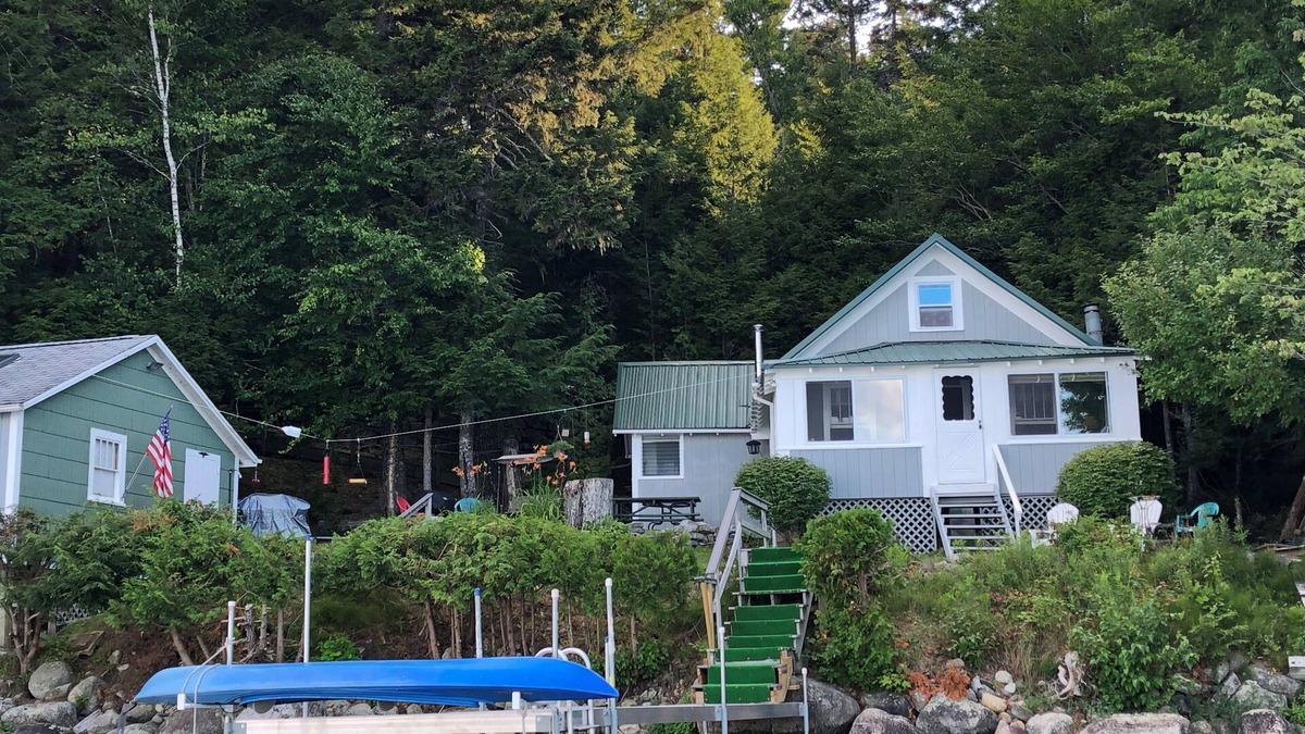 Franklin Cottage | Lakefront Camp on Molasses Pond, Easily Accessible to Mount Desert Island.