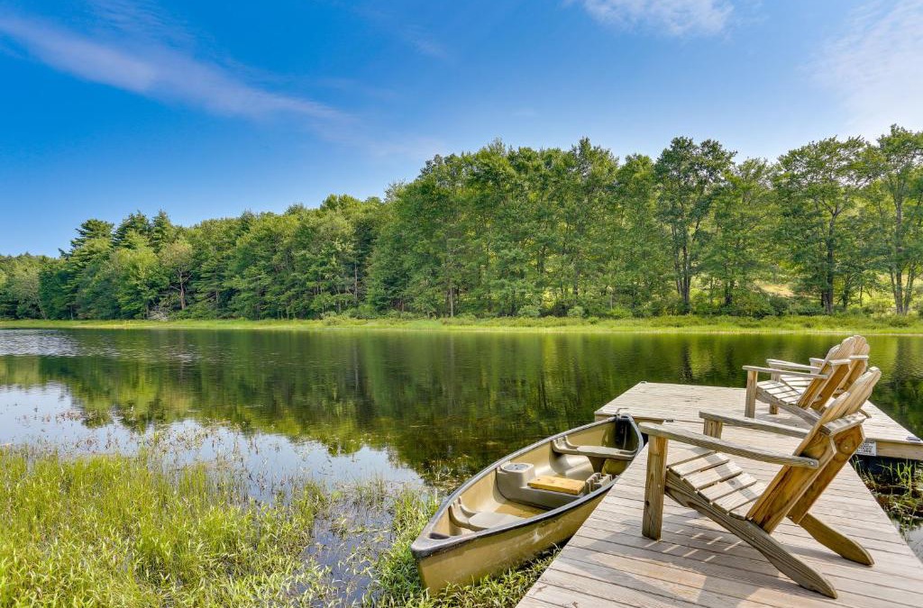 Swan Lake House | Lakefront Catskills Container Home Private Lake