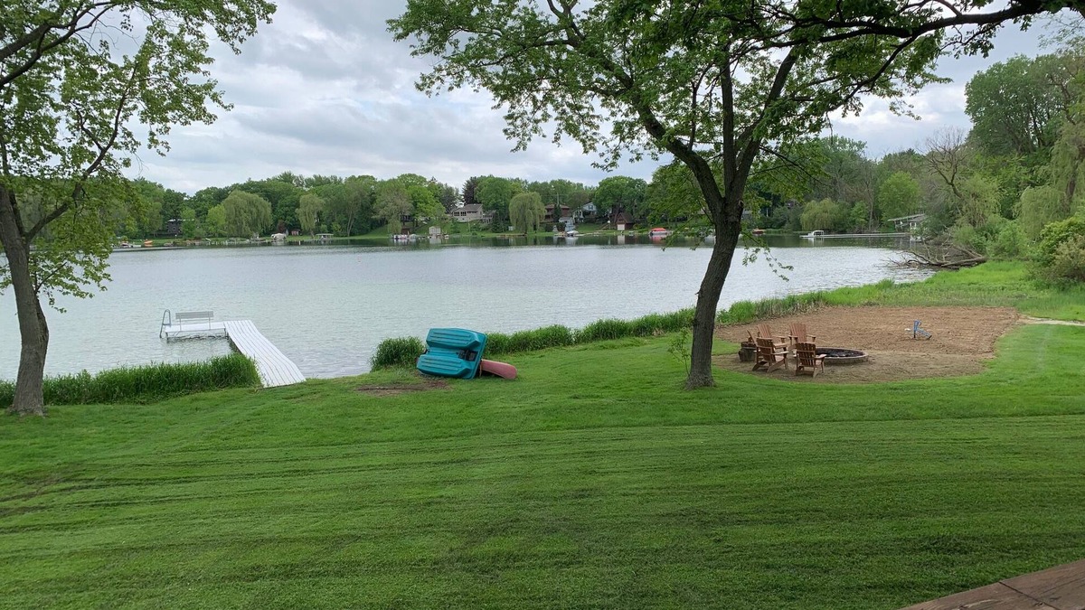 Powers Lake House | Lakefront compound w/private beach, next to Powers Lake on Lake Benedict