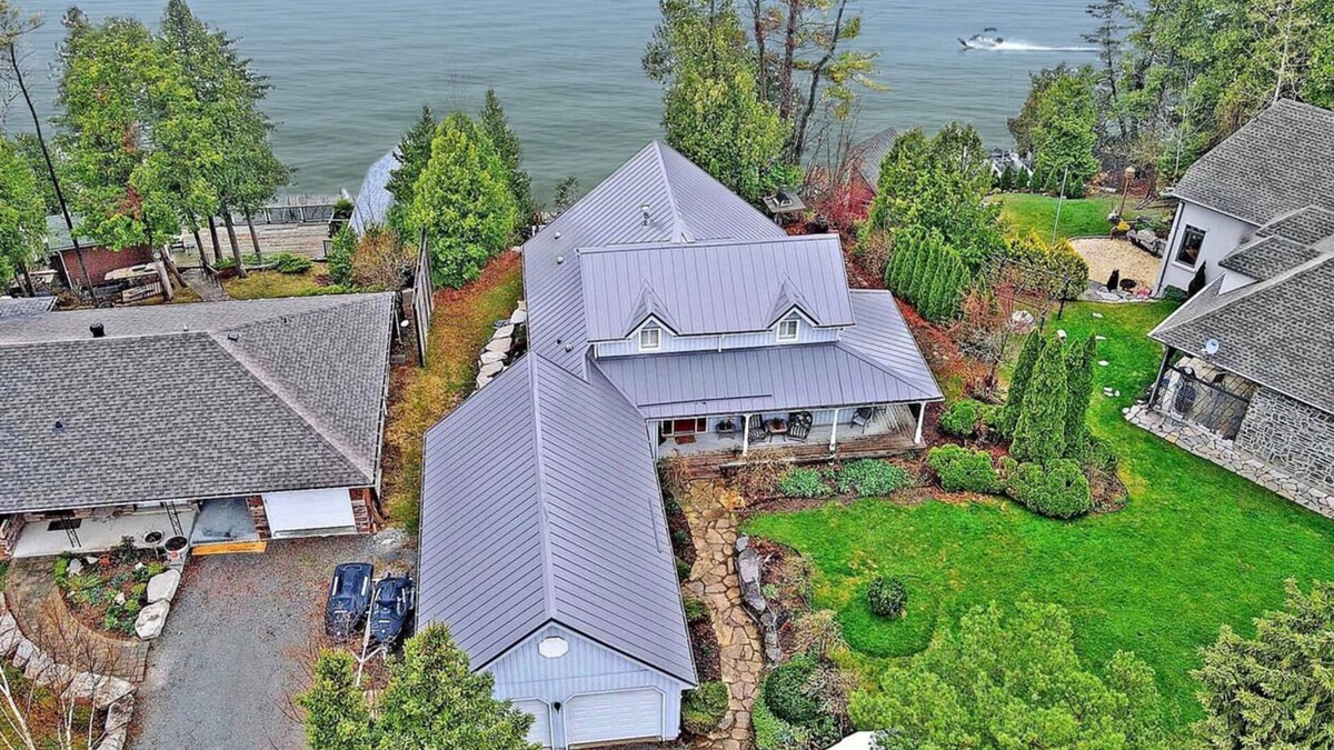 Brock House | Lakefront Cottage w/Hot Tub, BBQ Grill, Patio, Fire Pit, Dock, Sauna, Fire Place
