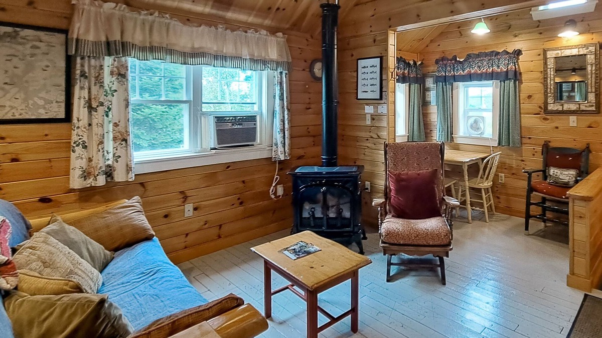 Greenville Cottage | Lakefront cottage with full kitchen, firepit, gas grill, Wifi, a/c