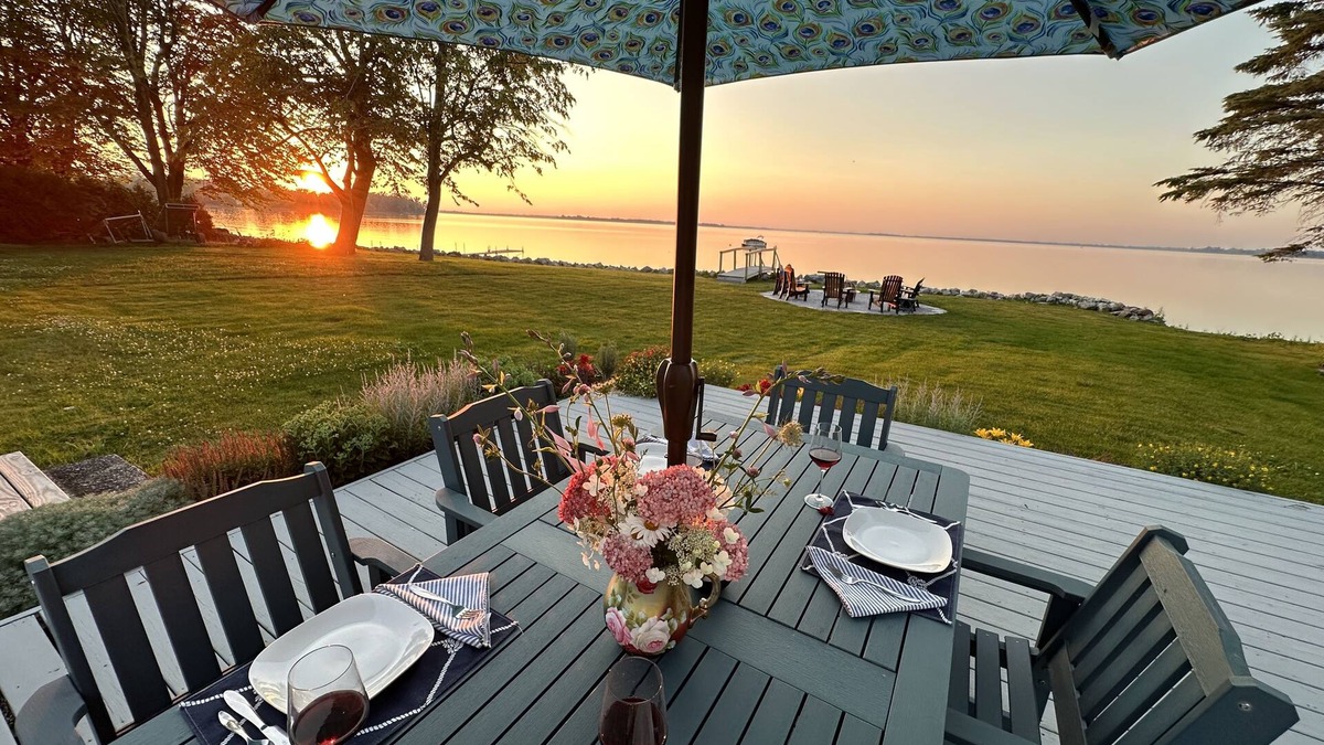 Isle La Motte House | Lakefront, dog-friendly house with amazing view, dock, 2 kayaks & canoe
