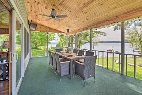 Gloversville House | Lakefront Gloversville Home with Beach and Dock!