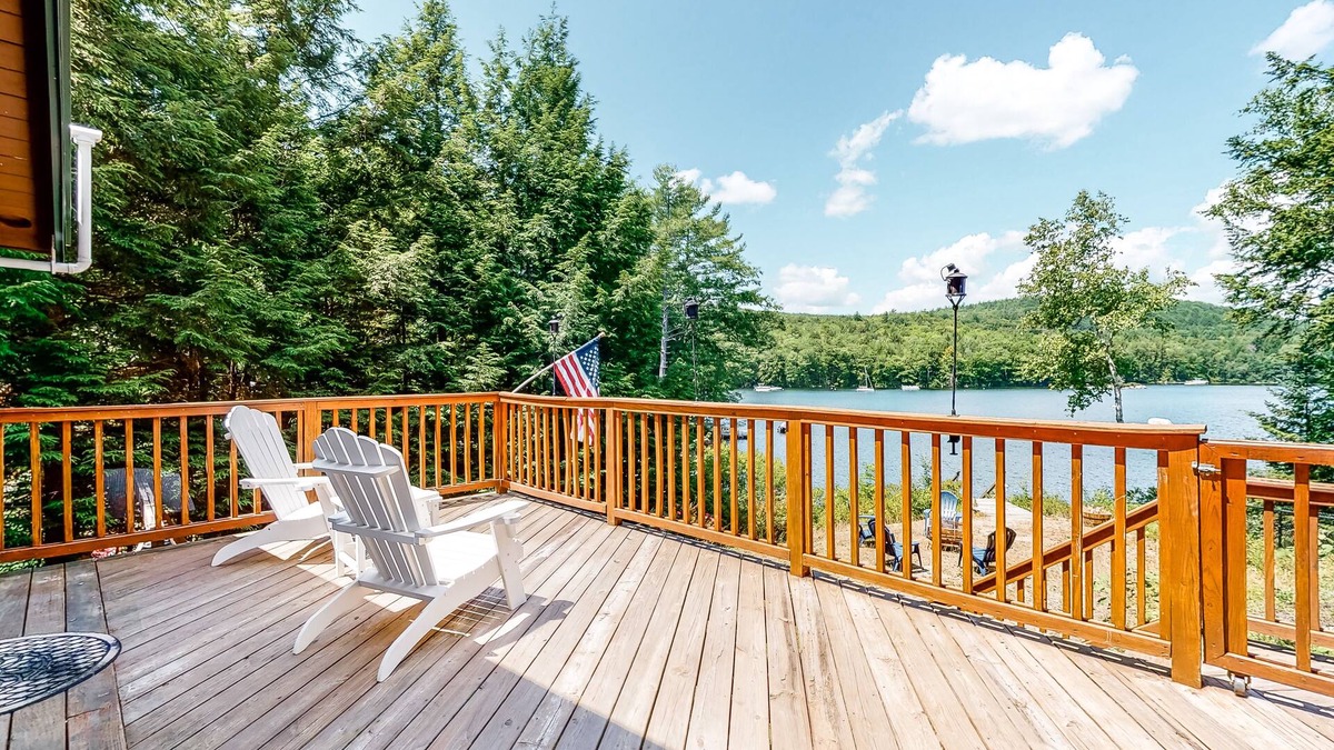 Rome House | Lakefront home on Long Pond with private dock, firepit & woodstove- dog-friendly
