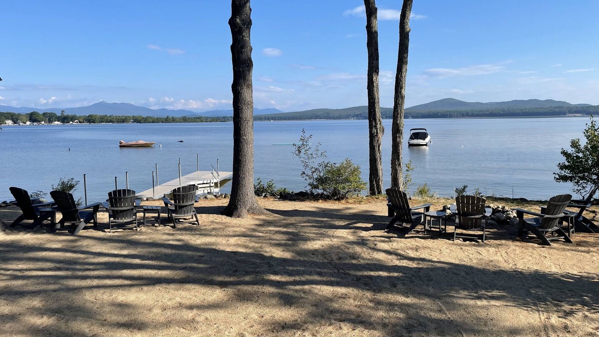 Center Ossipee House | Lakefront home on Ossipee Lake with dock and gorgeous views