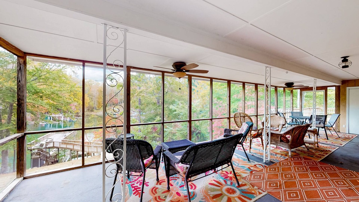 Moneta House | Lakefront home on quiet cove with private dock & floater