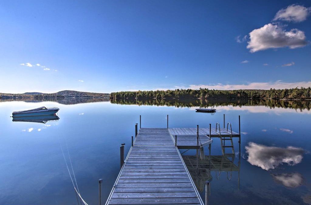 Liberty House | Lakefront Home with Deck, Dock, and Water Access!