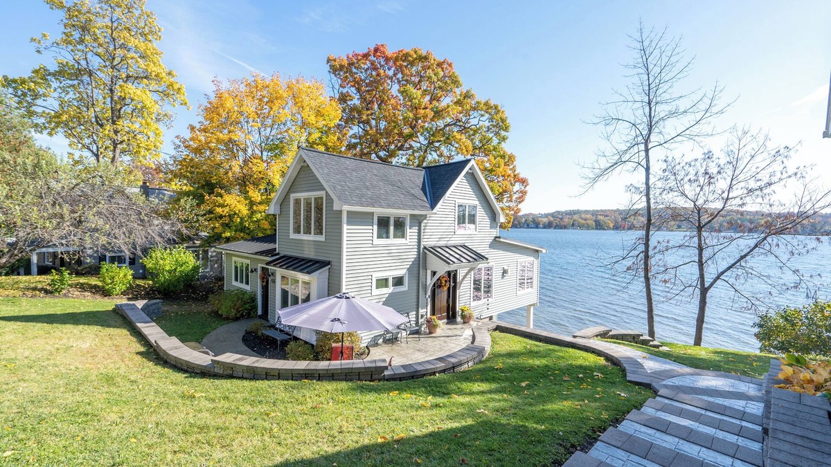 Geneseo House | Lakefront Luxury with Cottage Charm
