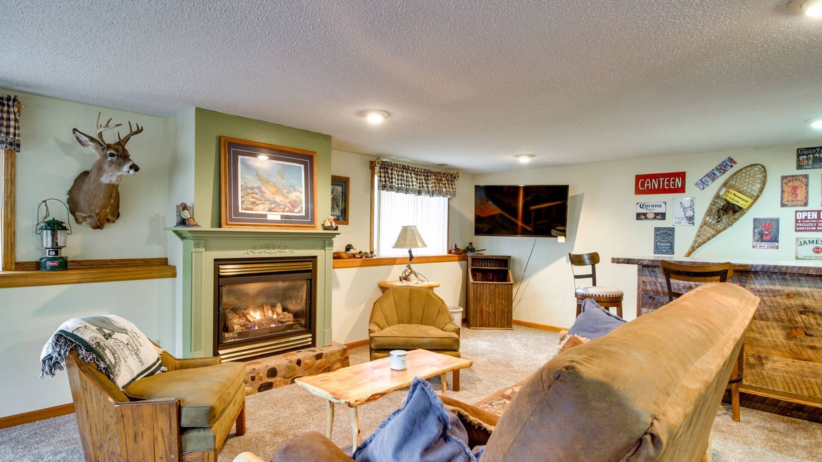 Park Rapids House | Lakefront Minnesota Home w/Deck, Dock & Fire Pit