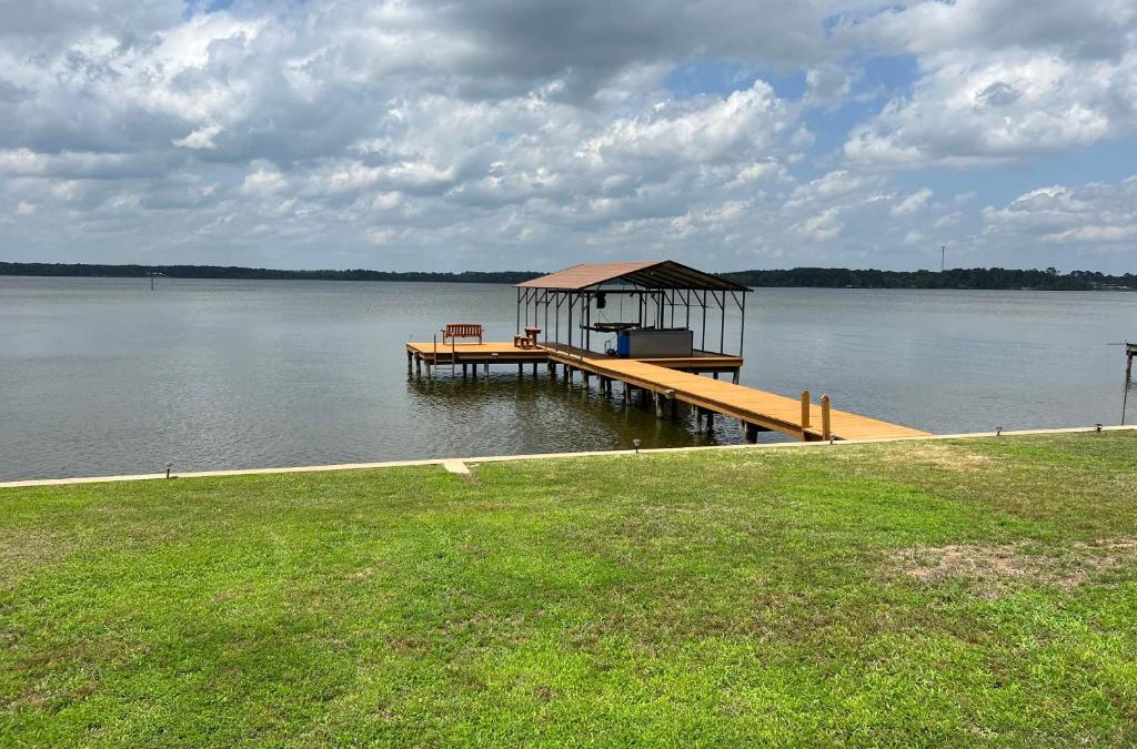 Larue House | Lakefront Oasis with Private Boat Dock on Lake Palestine