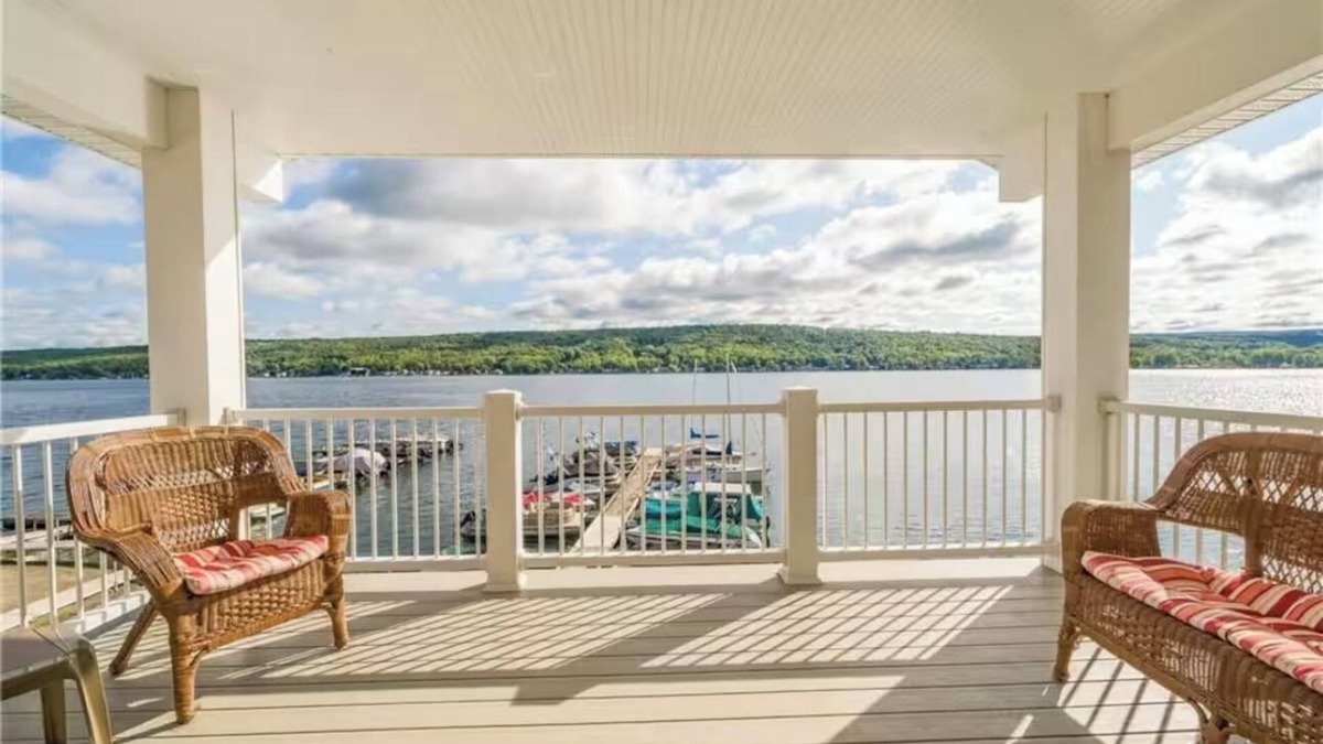 Scottsburg Apartment | Lakefront Penthouse Apartment on lovely Conesus Lake!