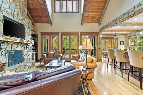 Marion Lake Club House | Lakefront Retreat Luxury Home with Private Dock