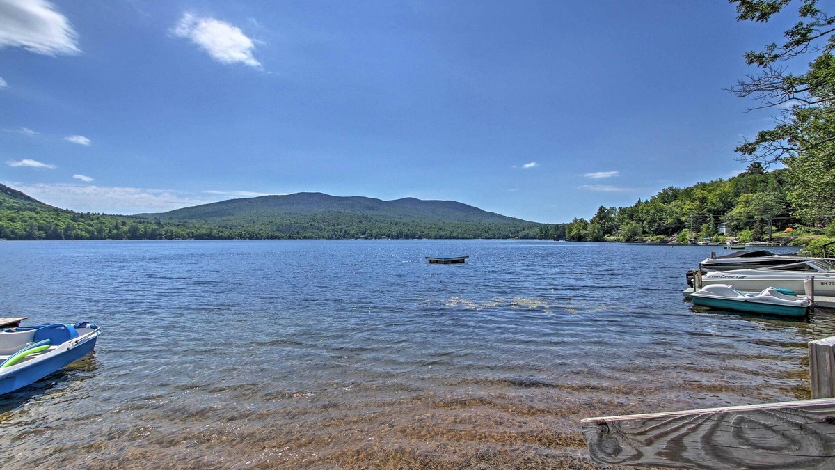 Rumney Cabin | Lakefront Rumney Retreat w/Shared Dock & Beach!