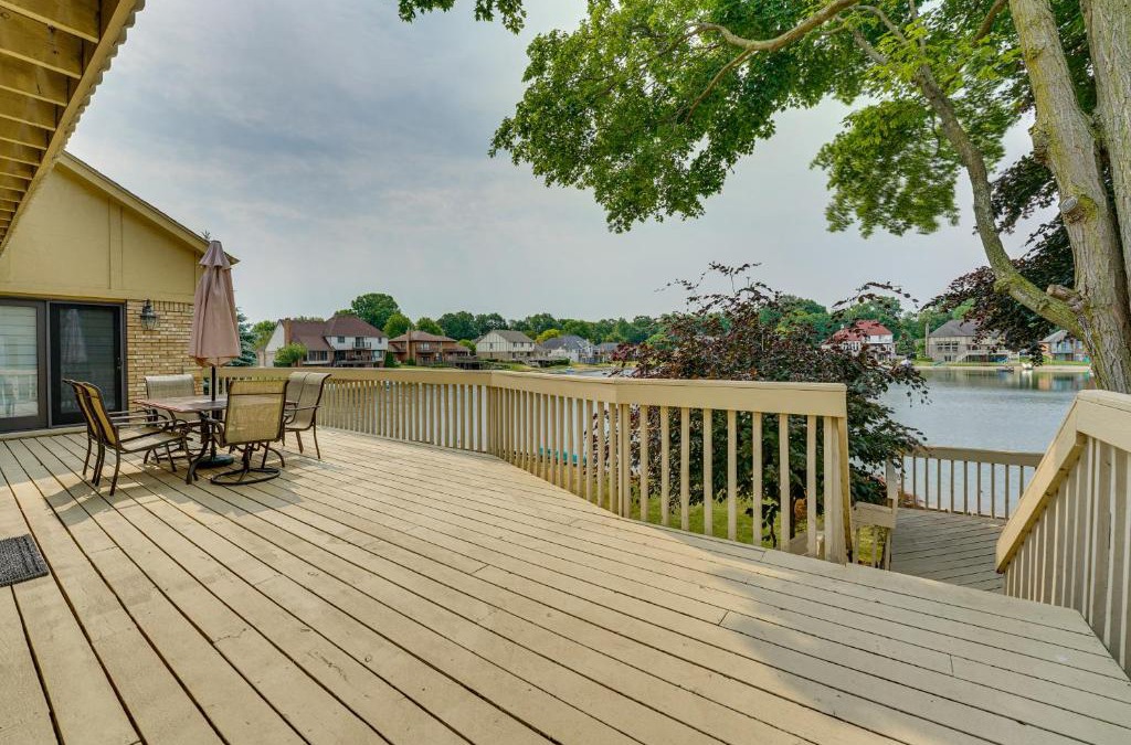 Shelby Township House | Lakefront Shelby Twp Getaway with Swim Pond!
