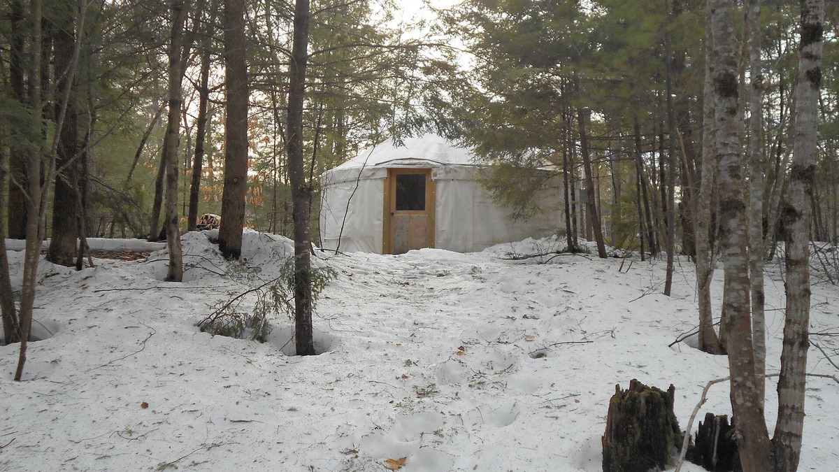 Alton Cabin | LAKES REGION YURTS! The BEST private yurt in the Lakes Region. Book now☺️n