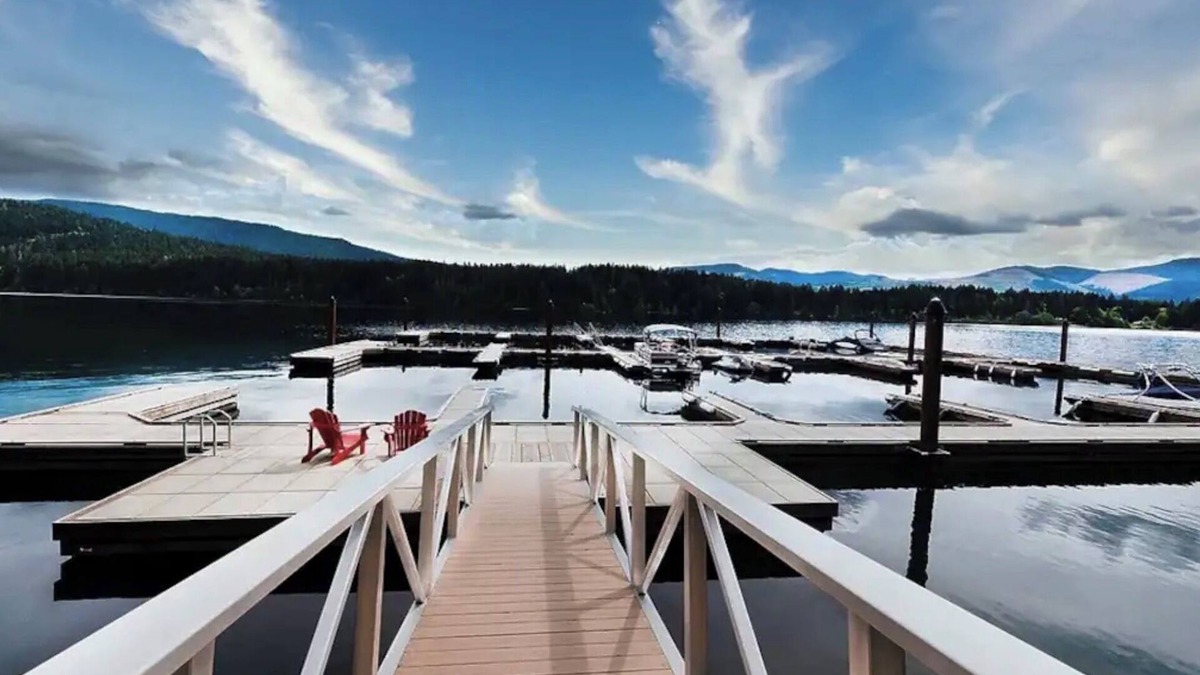 Youbou House | Lakeside House with Forest View - with private dock and beach!