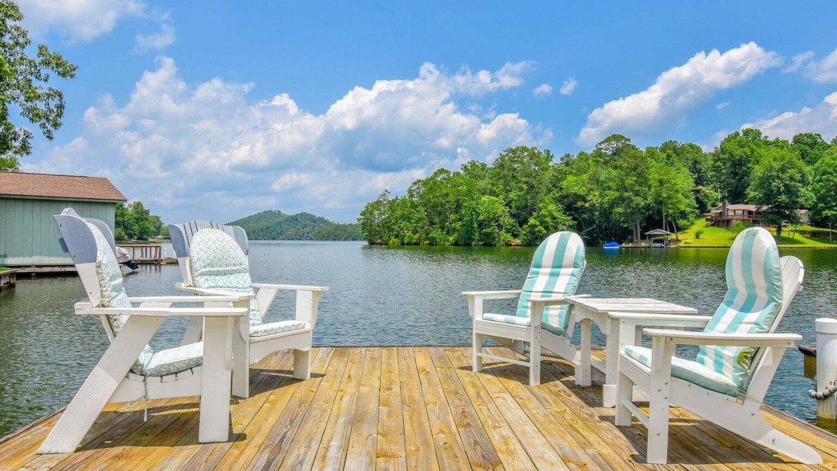 Dadeville House | Lakeside Luxury: Home with Panoramic Views and