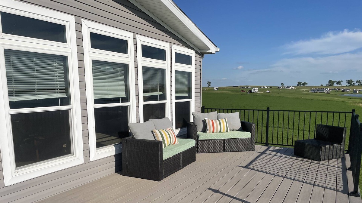 Stutsman County Cabin | Lakeside Oasis. Sit back and relax at the lake!