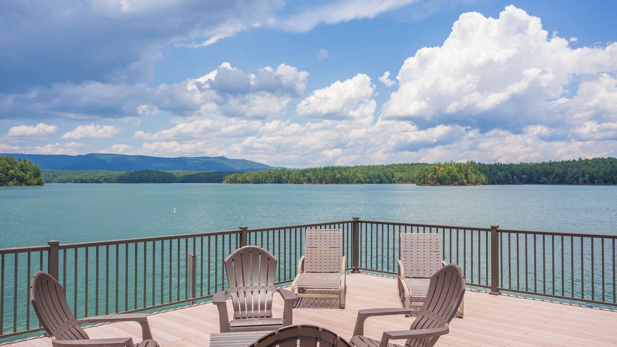 Nebo House | Lakeside Pagoda-Lake and Mountain Views- Easy Walk To Private Dock W/Boat Slip