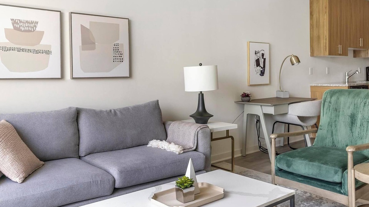 Carteret Apartment | Landing | Beautiful 1BD, Gym, Courtyard