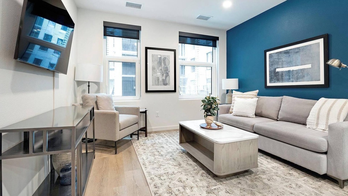 Civic Center Apartment | Landing | Incredible 1BD, Gym, Rooftop Lounge