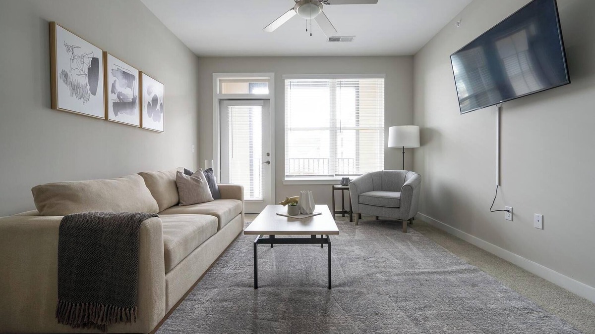 Huntersville Apartment | Landing | Modern 1BD, Game Room, Gym