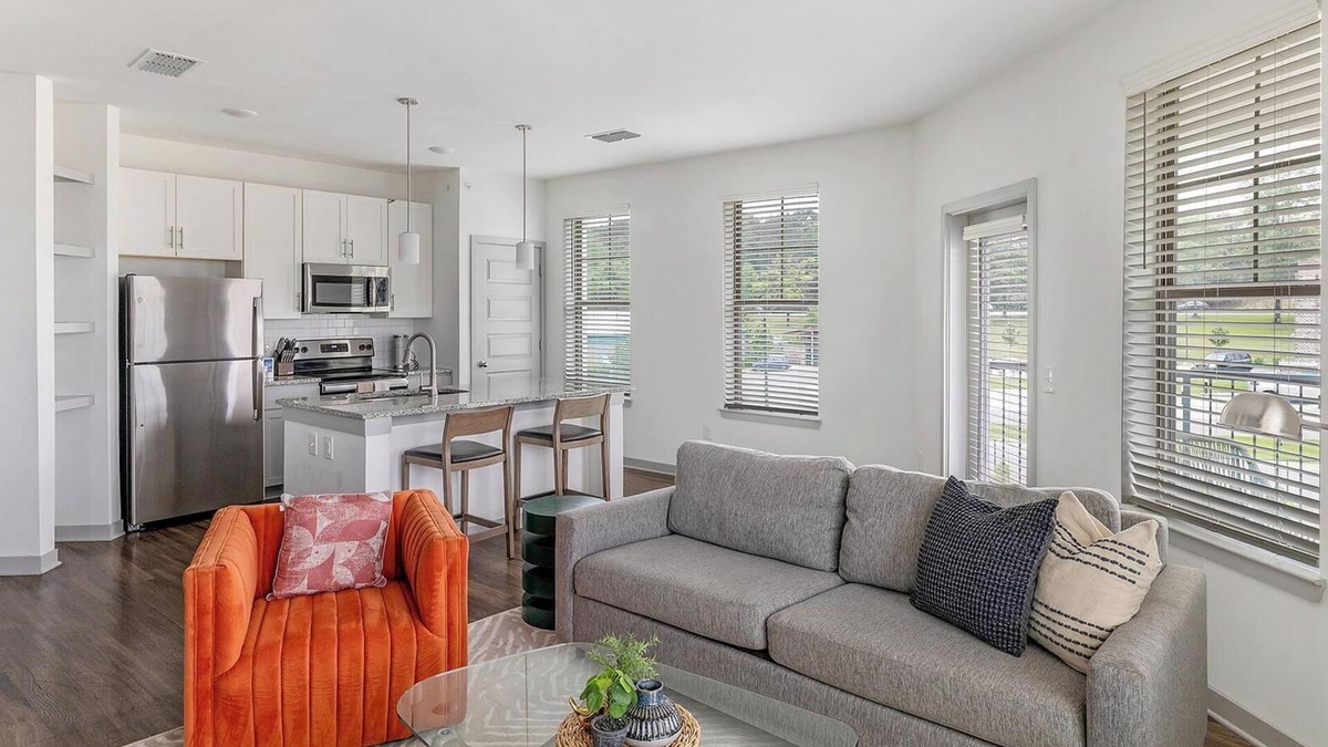 Sand Ridge Apartment | Landing | Modern 2BD, Pool, Yoga Studio