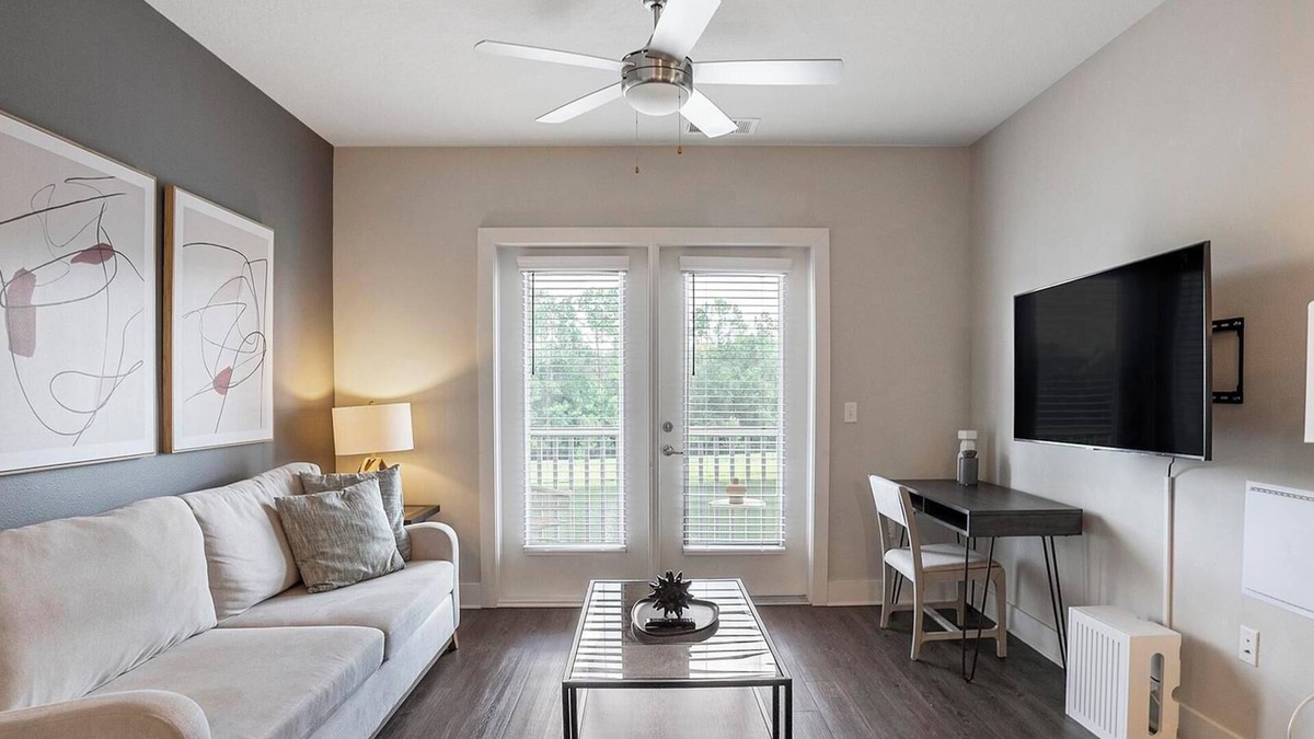 Wetmore Apartment | Landing | Modern 2BD, Yoga Studio, Clubhouse