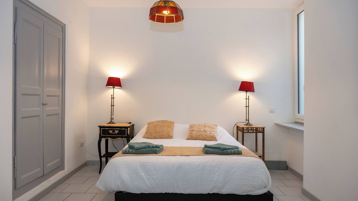 Saint-Vallier Apartment | Large 8-person duplex with mountain and Rhone views and outdoor parking.