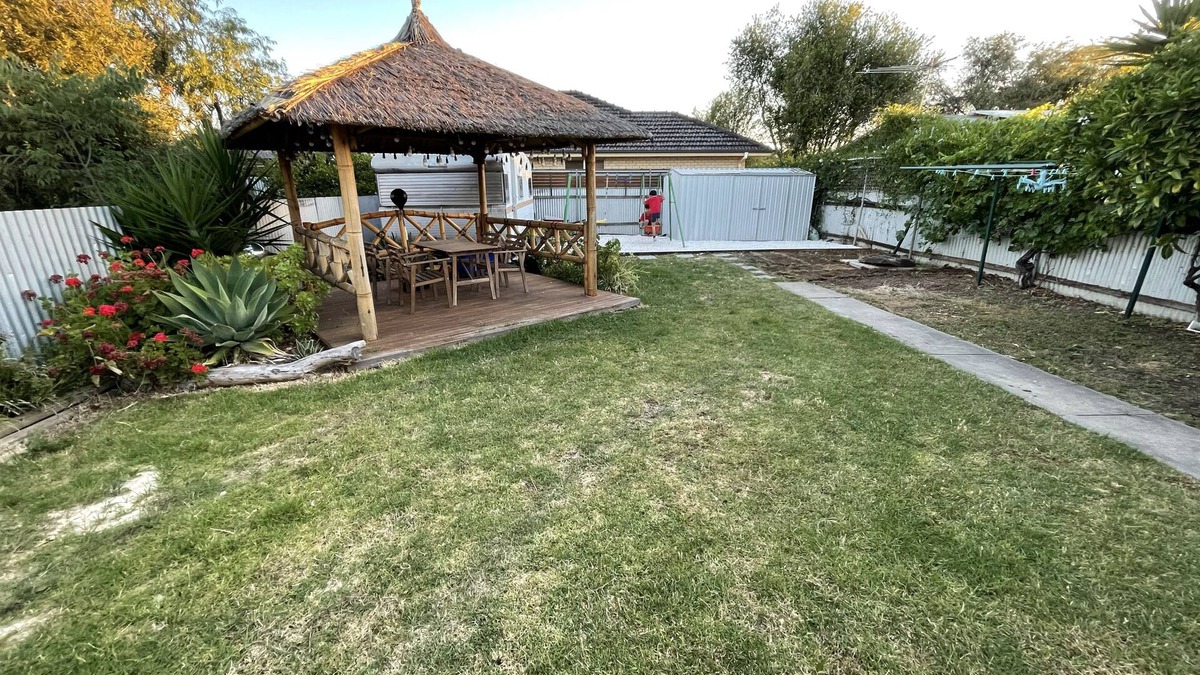 South Plympton House | Large backyard with outdoor seating and BBQ!