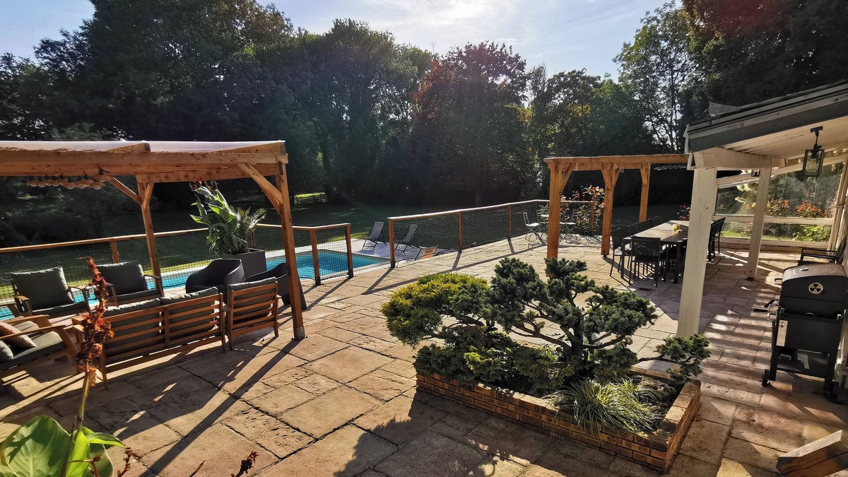 Sault-Saint-Remy House | Large country house with heated pool, wooded grounds, lovely terrace.