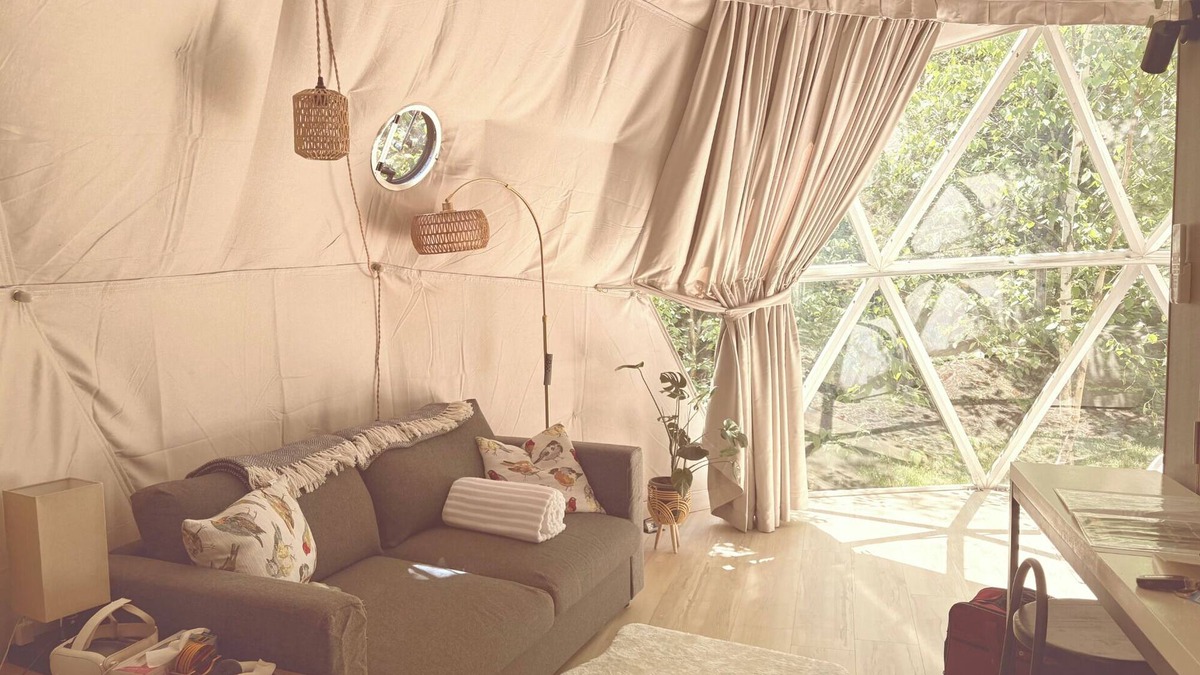 Hastings Highlands Cabin | Large Glamping Geodesic Dome just minutes from Algonquin Park East Gate.