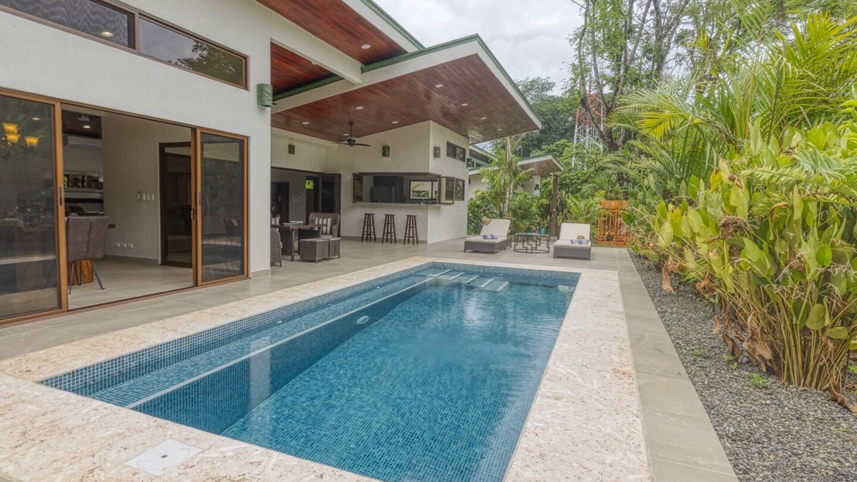 Dominical House | Large group rental - 2 new houses side by side steps from beach, bars, dining!