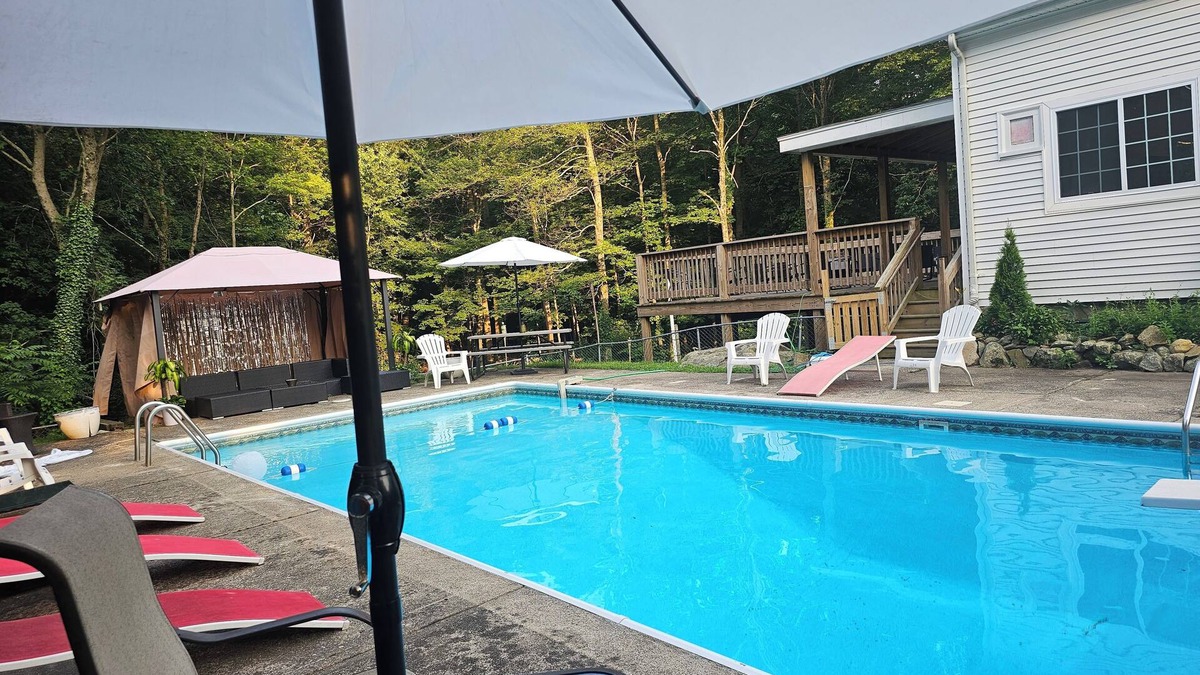 Avon House | Large home in charming Avon with WiFi, AC, Deck, & Pool Perfect for families
