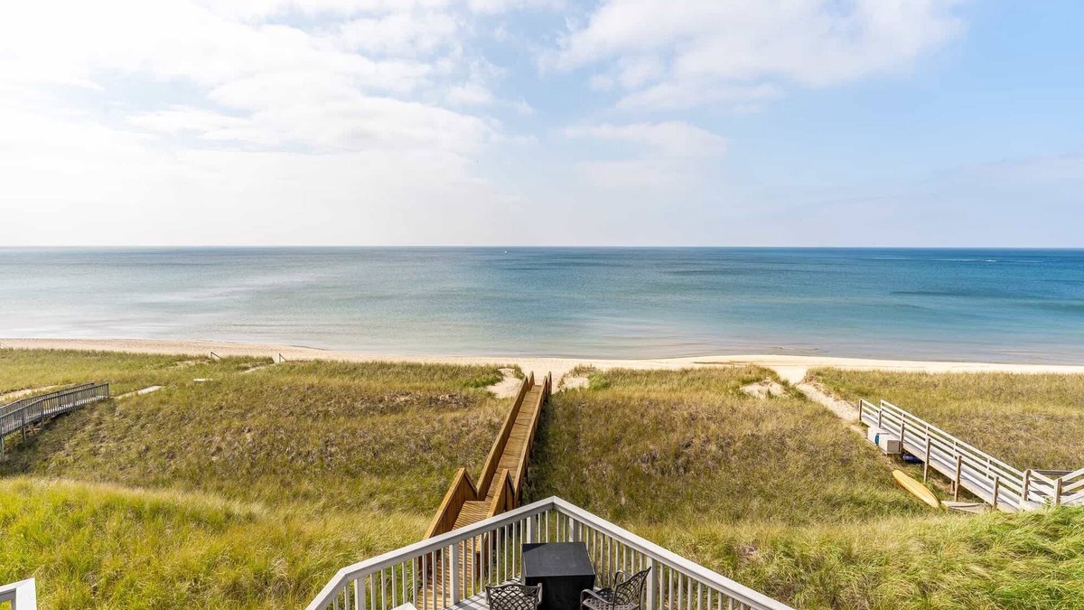 Port Sheldon House | Large Home w/Breathtaking Lake Michigan Views, Beach