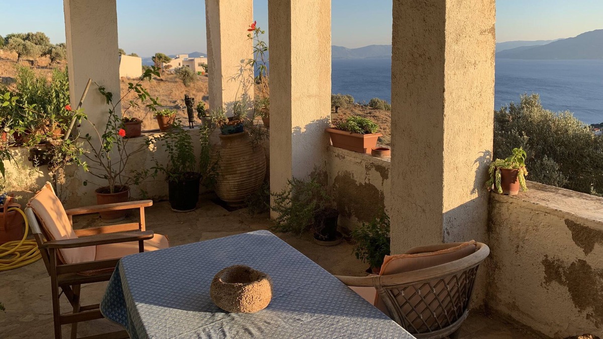 Perdhika Villa | Large house, magnificent sea view and Peloponnes, 15min walk from a beautiful cove