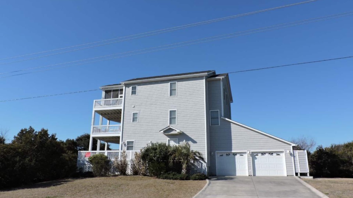 The Point House | Large oceanside home w/elevator located at the Point in Emerald Isle!