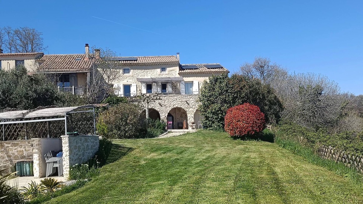 Saint-Marcel-d'Aredeche House | Large, tastefully renovated old house with elegant swimming pool.