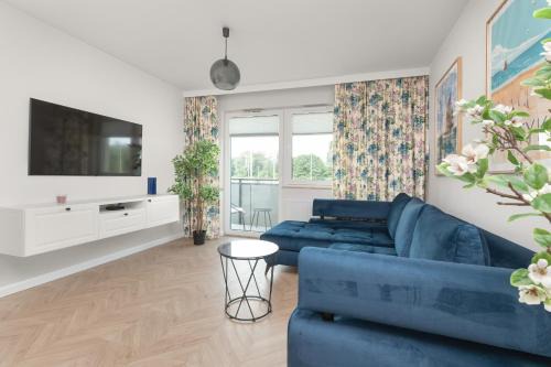 Nowy Port Apartment | Latarników Estate Apartment with Balcony & Parking Gdańsk by Noclegi Renters