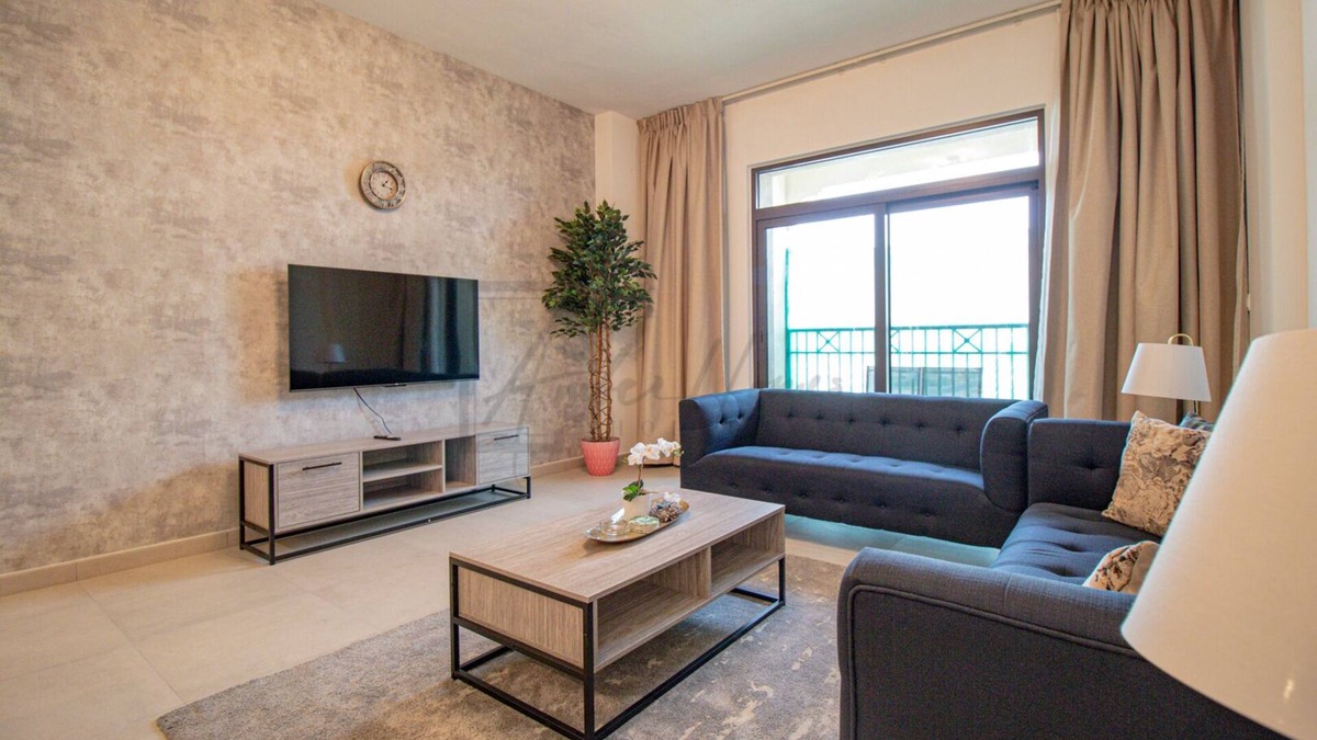 Umm Suqeim 3 Apartment | Lavish 1-BR Apartment Near Burj Al Arab @ Rahaal 2