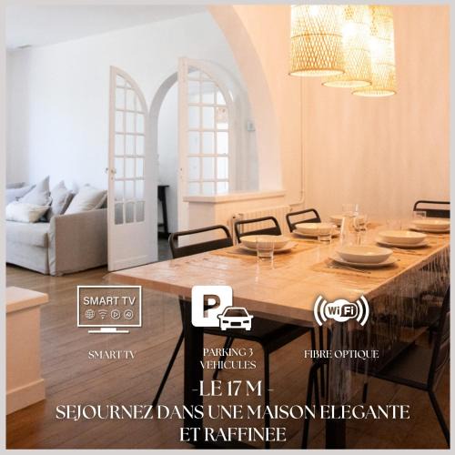 Castelginest Villa | Le 17M - Maison Basque d'Occitanie Clim Jardin Parking