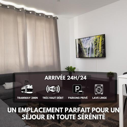 Clermont-Ferrand Apartment | Le 3 Chambres Parking Proche Tram