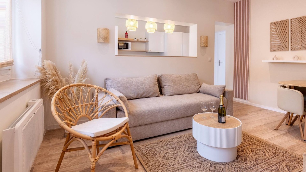 Malo-les-Bains Apartment | Le Balinais - Avec Sauna et Balnéo