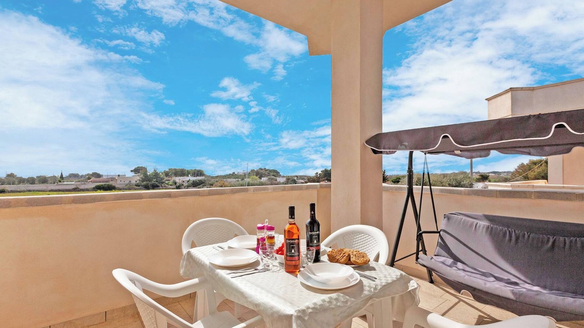 Manduria Apartment | Le Bianche Apt 4 - terrace near the Sea, Manduria, Italy