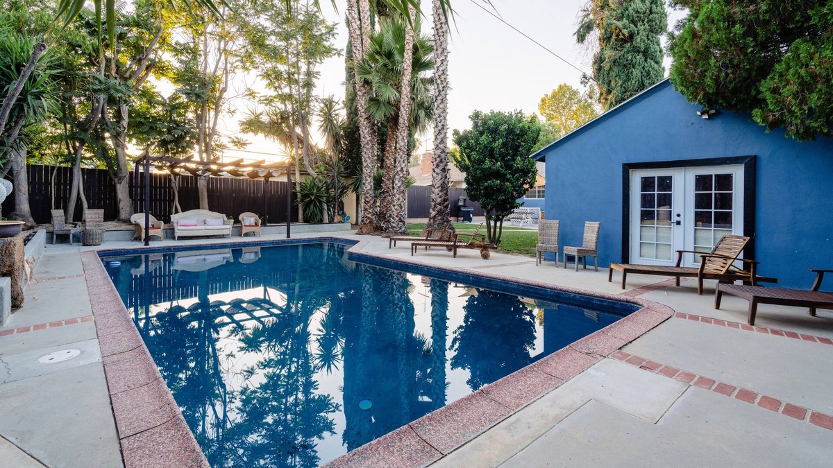 Canoga Park House | Le Bleu House - Newly Designed 3BR House w/POOL by Topanga
