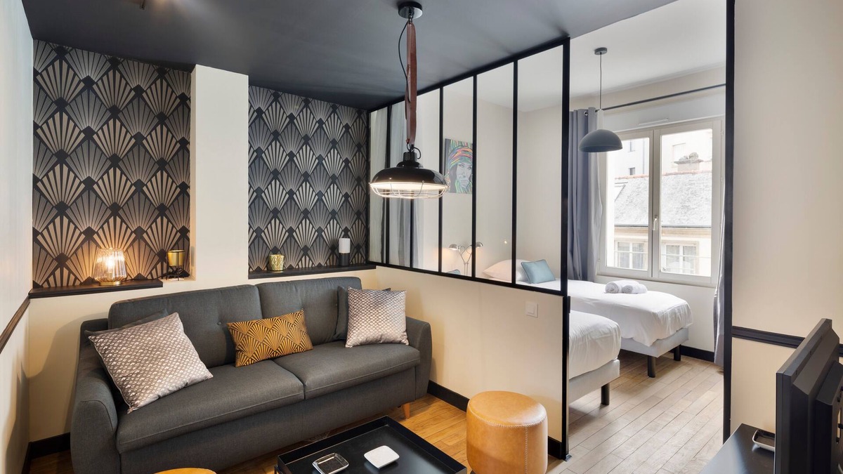 Bourg-l'Eveque Apartment | LE BROOKLYN - Inspiration US à deux pas des quais