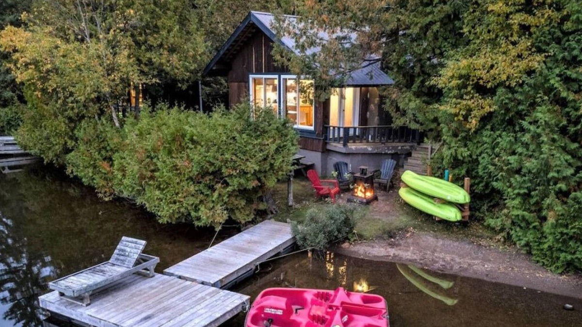 Sainte-Lucie-des-Laurentides Ski Chalet | Le1617 - Quai Privé, Lac-les Chalets Dans le Nord