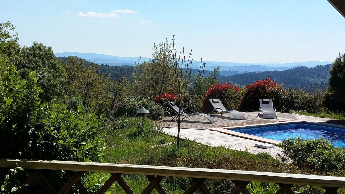 Saint-Andeol-de-Vals Cottage | Le Clos des Mimosas - LA GLYCINE - Large 12X6 saltwater swimming pool - Shared