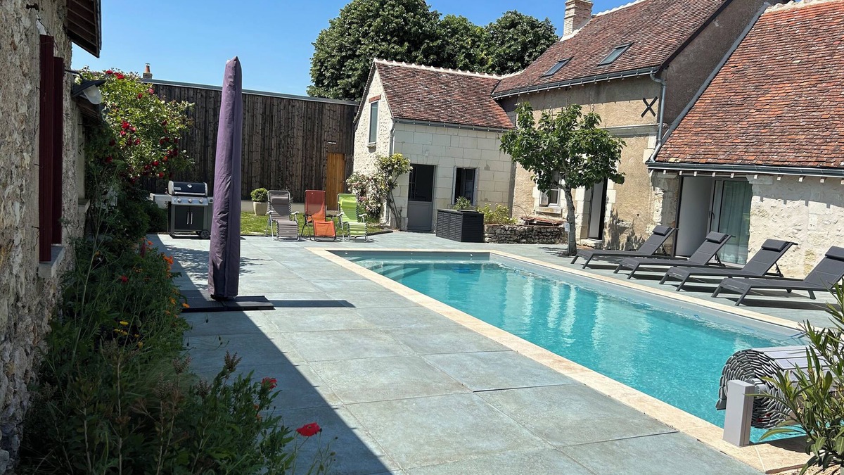 Azay-sur-Cher Cottage | Le Clos des Buis 2, 6 Personnes, Climatisation, Piscine, Entre Tours et Amboise